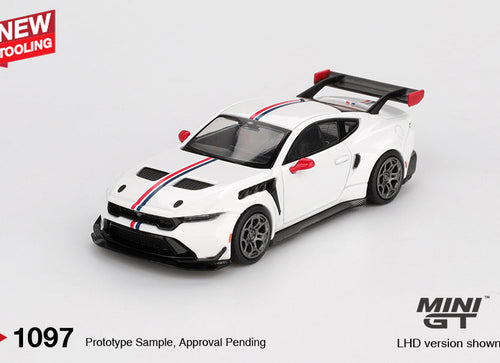 Load image into Gallery viewer, (Pre-order) MINI GT 1/64 #1097 Ford Mustang GTD Spirit of America Model Car
