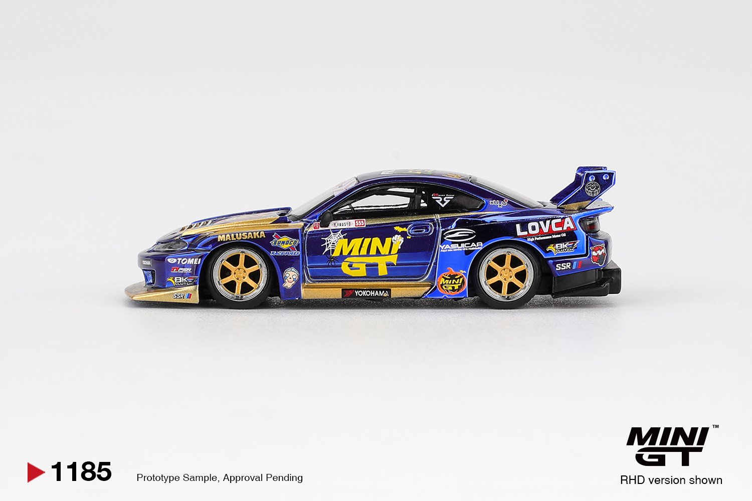 (Pre-order) MINI GT #1185 Nissan LB-Super Silhouette S15 SILVIA  #555 Team