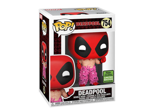 Load image into Gallery viewer, Funko IE POP #754: Deadpool with Teddy Belt ECCC 2021 Excel Vinyl Figure
