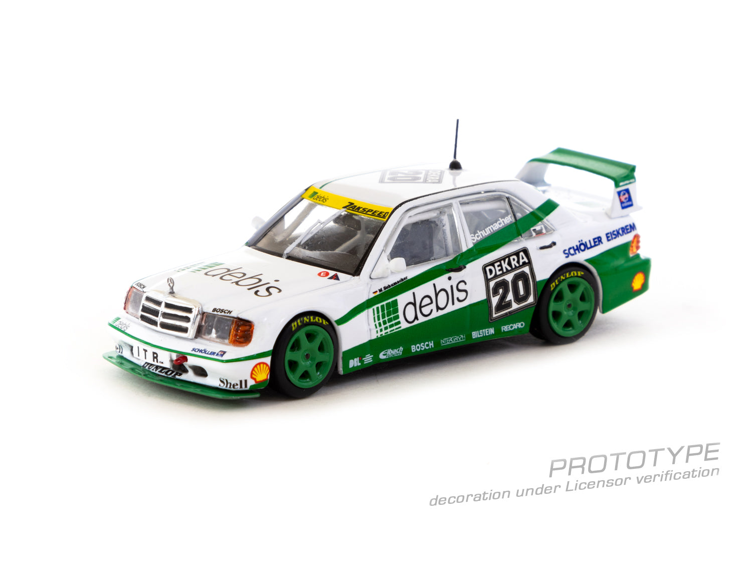 Tarmac Works 1:64 Mercedes-Benz 190 E 2.5-16 Evolution II DTM 1991