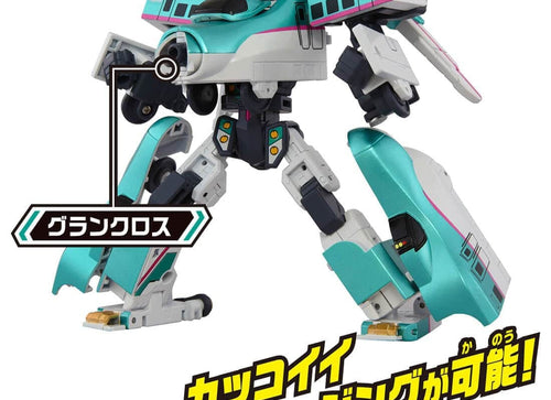 Load image into Gallery viewer, Takara Tomy Shinkansen SGX01 Transforming Robot Shinkalion E5 Hayabusa Plarail
