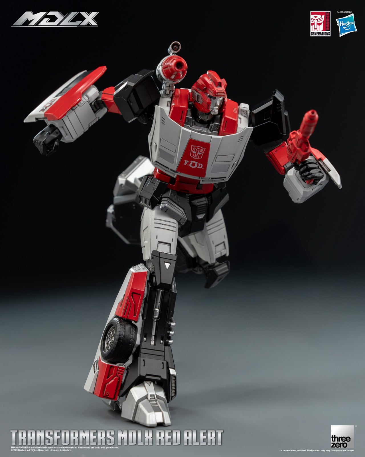 Threezero Transformers MDLX Red Alert Action Figure 20cm
