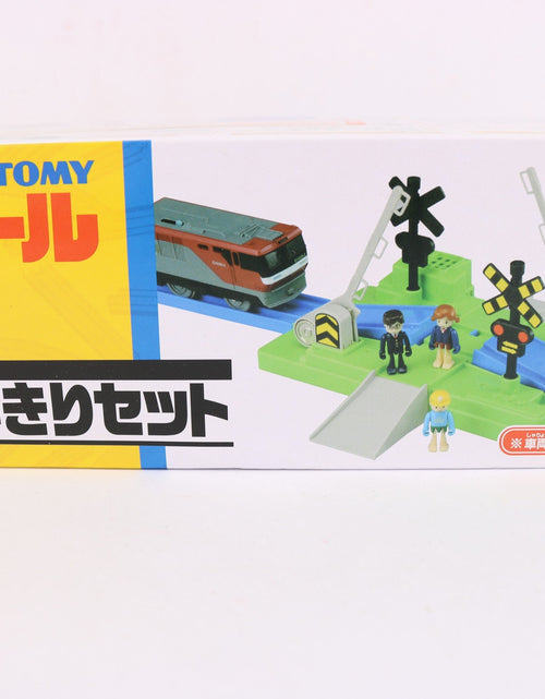 Load image into Gallery viewer, Takara Tomy Plarail Train Accessory J-27 Crossing Set Japan Parts w/ 3x Plakids
