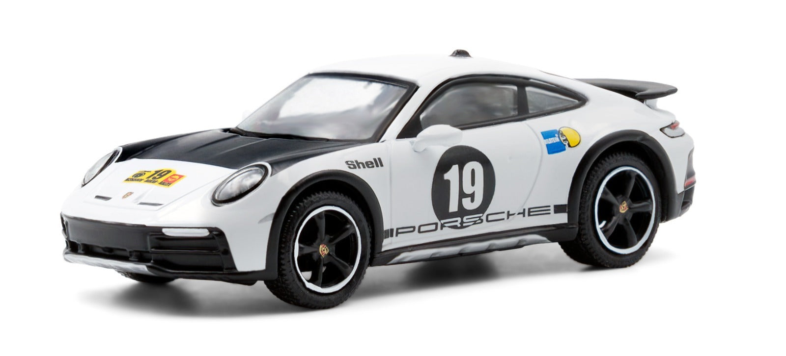 Sparky x TINY 1/64 Porsche 911(992) Dakar  Rallye 1971 Diecast Model Car