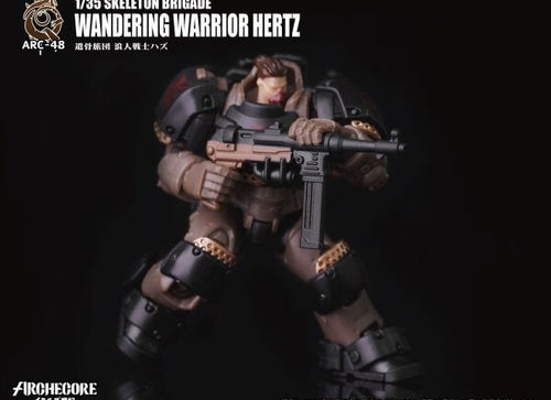 Load image into Gallery viewer, ARCHECORE ARC-48 Skeleton Brigade Wandering Warrior Hertz Action Figure Set
