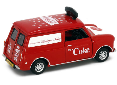 Load image into Gallery viewer, Tiny City Die-cast Model Car - Morris Mini Coca-Cola
