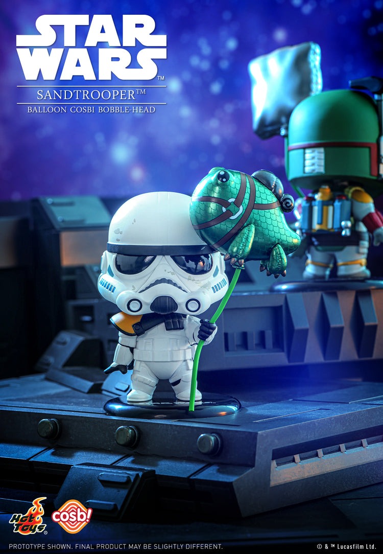 Hot Toys Star Wars Balloon Cosbi Bobble-Head Collection Figure Set (Set of 8)