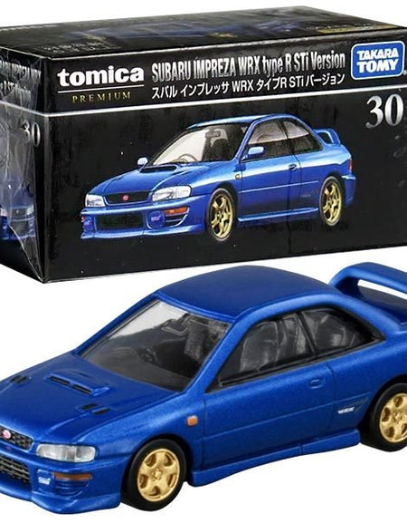 Takara Tomy Tomica Premium Diecast Car - No.30 Subaru Impreza WRX Type R STI