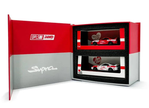 Load image into Gallery viewer, Inno64 x DPLS 1/64 Toyota Supra A80 Coca Cola Limited Box Set
