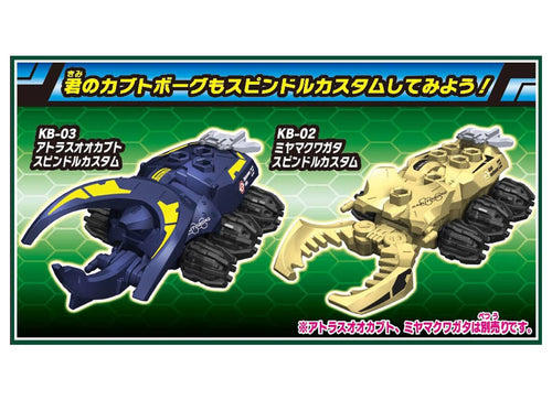 Load image into Gallery viewer, Takara Tomy Kabuto Borg KB-10 Prosopocoilus Inclinatus Customized Set
