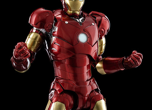 Load image into Gallery viewer, ZD Toys Marvel Avengers 1/10 Iron Man MK3 Action Figure with Lighting Function
