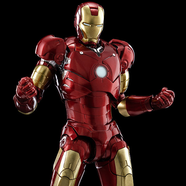 ZD Toys Marvel Avengers 1/10 Iron Man MK3 Action Figure with Lighting Function