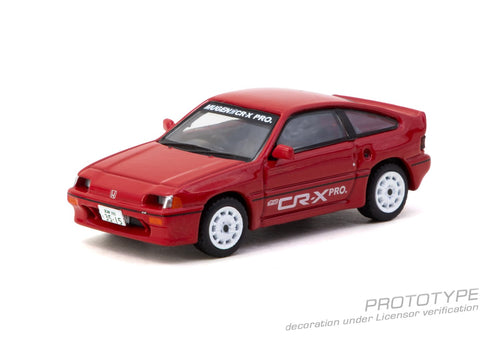 Load image into Gallery viewer, (Pre-order) Tarmac Works 1/64 HONDA Ballade Sports MUGEN CR-X PRO Red Diecast
