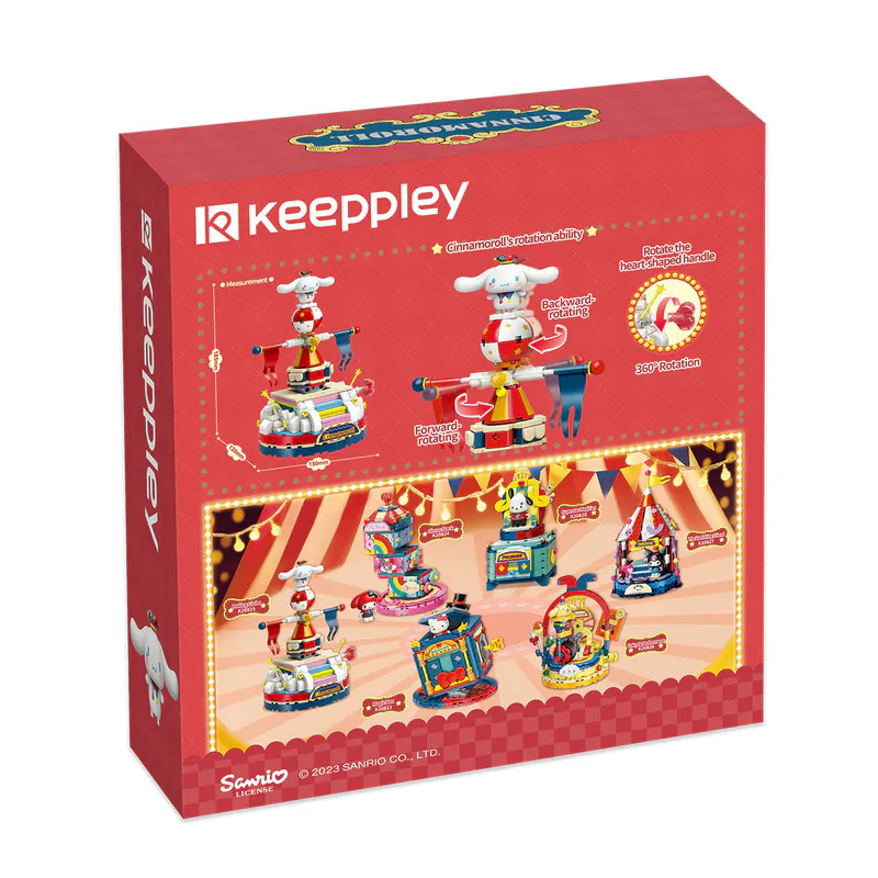 Keeppley Blocks Toy #K20825 Sanrio Series - Cinnamoroll Rolling Globe