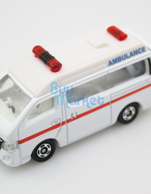 Load image into Gallery viewer, New Takara Tomy Tomica #18 Nissan NV350 Caravan Ambulance 1/69 Diecast Toy Car
