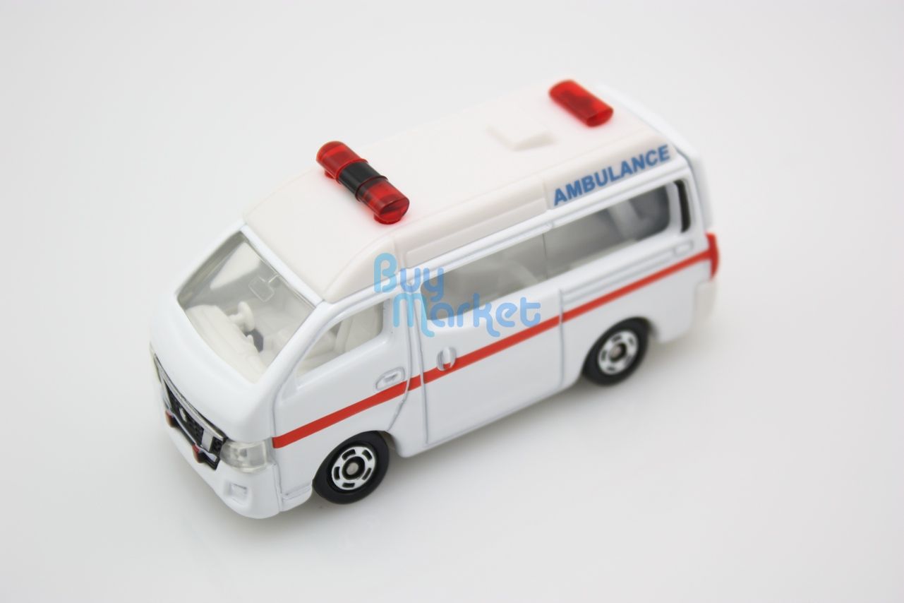 New Takara Tomy Tomica #18 Nissan NV350 Caravan Ambulance 1/69 Diecast Toy Car