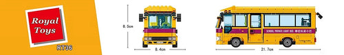 Load image into Gallery viewer, Royal Toys Building Blocks City Story Bricks RT36 : Hong Kong School Bus
