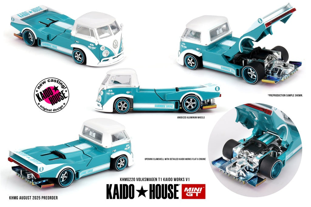 (Pre-order) Kaido House X Mini GT Volkswagen T1 KAIDO WORKS V1 Model Car KHMG220