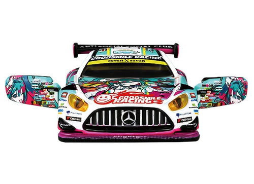 Load image into Gallery viewer, Takara Tomy Tomica Premium Racing Good Smile Hatsune Miku AMG 2025 Ver. Model
