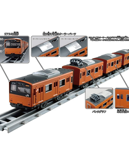 Load image into Gallery viewer, Takara Tomy Plarail Real Class Series 201 Commuter Train J.R. West 30N Renewaled
