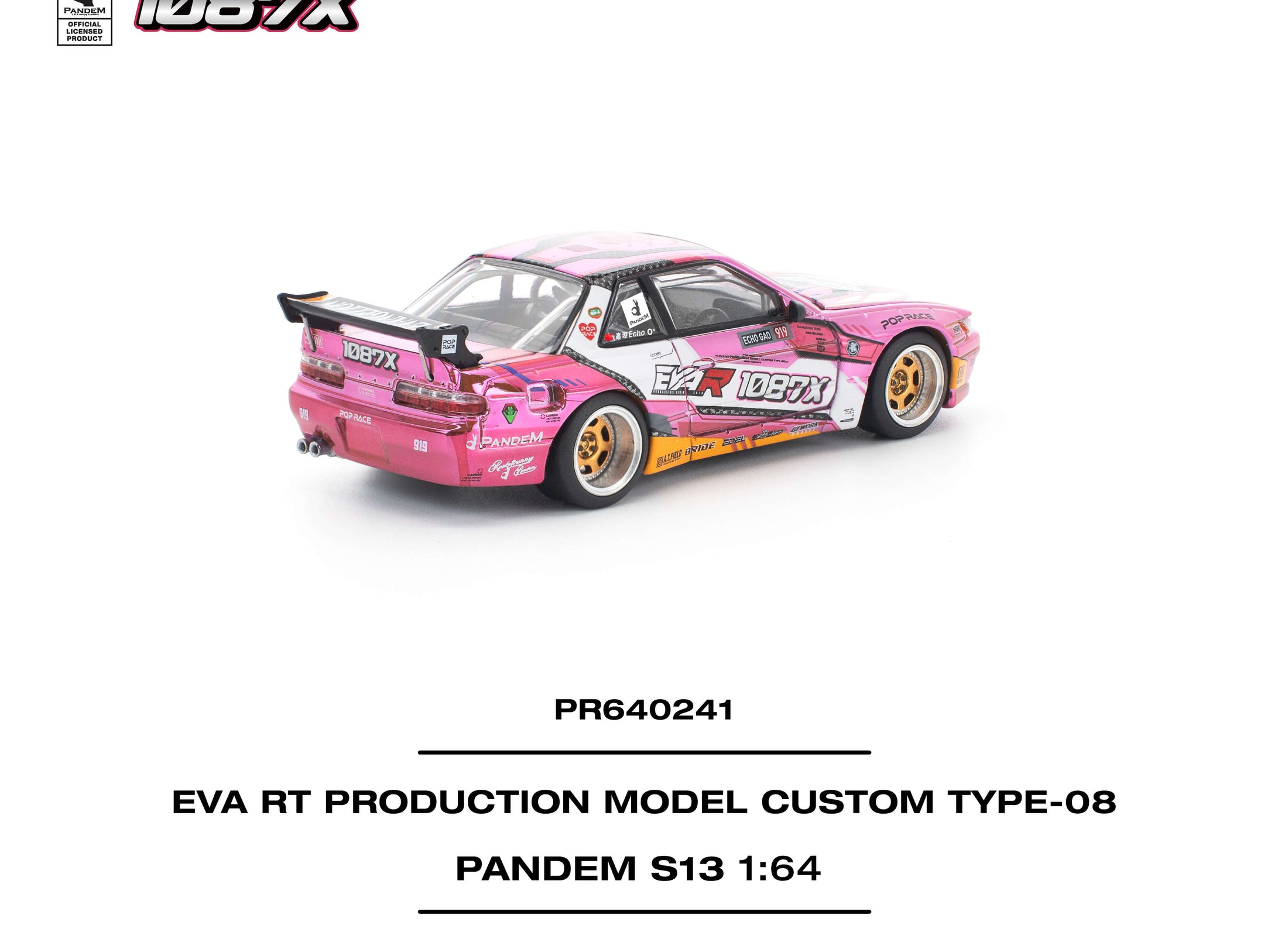 POPRACE 1/64 PANDEM SILVIA S13 EVA RT PRODUCTION CUSTOM TYPE-08