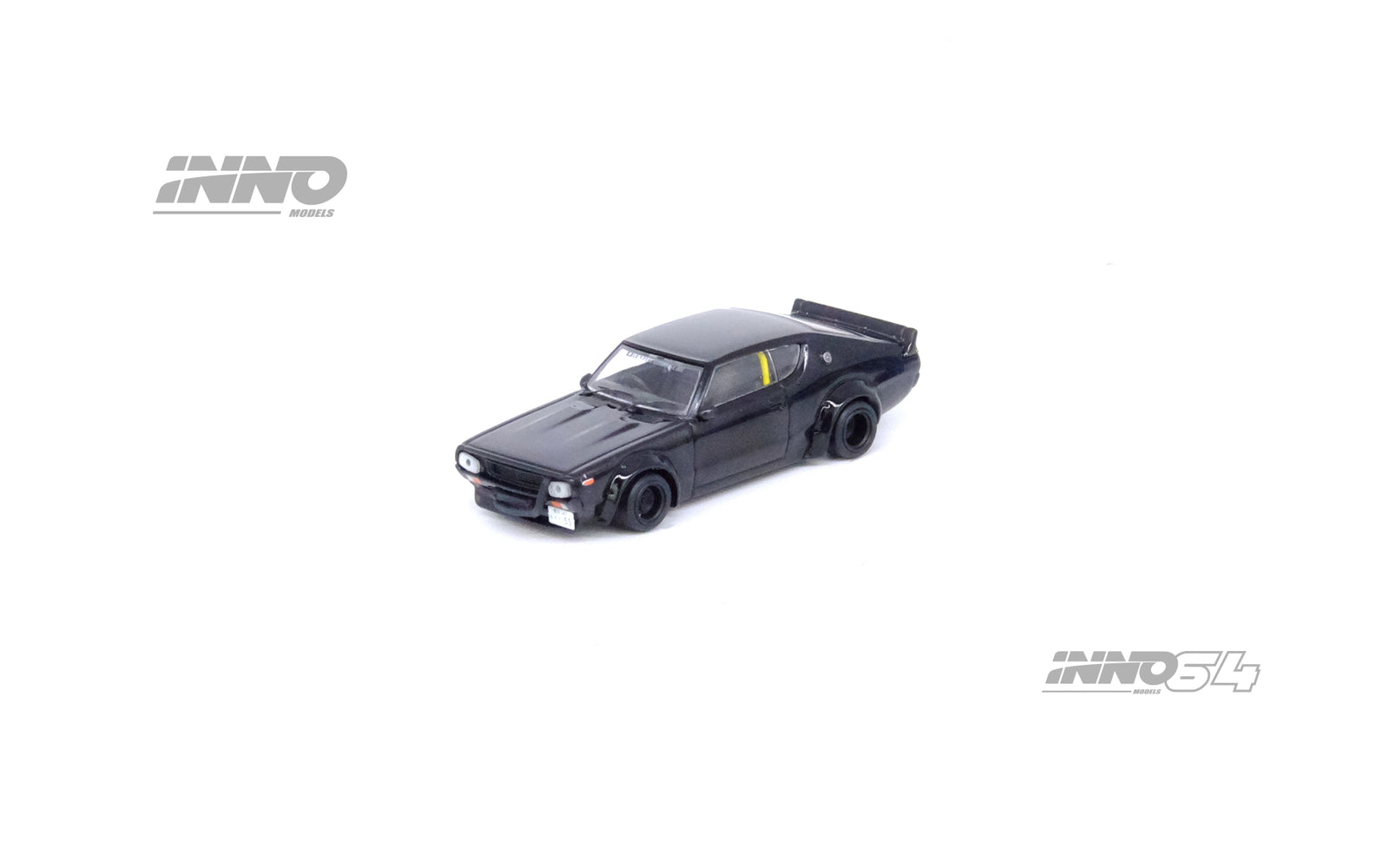 INNO64 MODEL 1/64 NISSAN SKYLINE 2000 GT-R (KPGC110) "KENMERI" Black