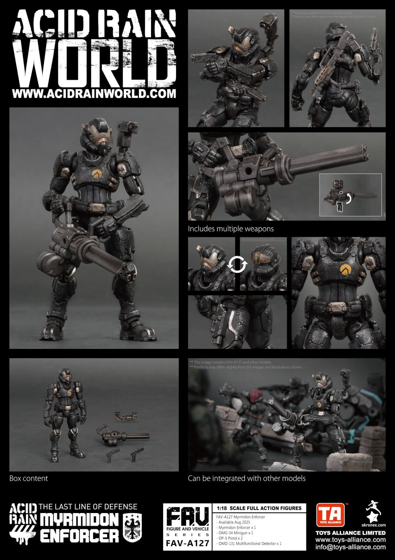 Acid Rain x Toy Alliance FAV-A127 Myrmidon Enforcer Action Figure