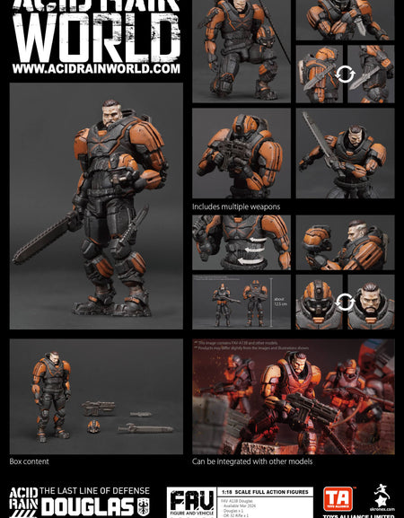 Acid Rain x Toy Alliance FAV-A138 Douglas Action Figure Set