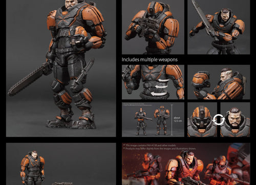 Load image into Gallery viewer, Acid Rain x Toy Alliance FAV-A138 Douglas Action Figure Set
