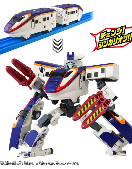 Takara Tomy Plarail Shinkansen Transforming Robot SGX09 Shinkalion E3 Tsubasa