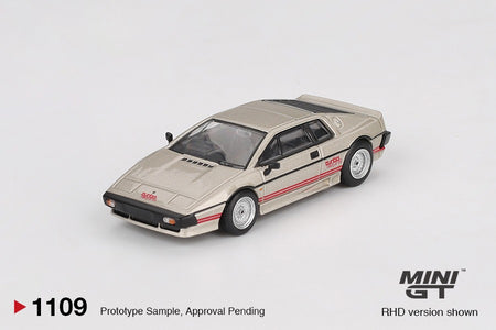 MINI GT #1109 Lotus Esprit Turbo Metallic Silver LHD Diecast Car
