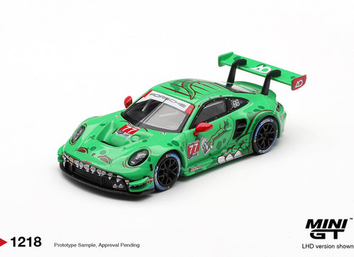 Load image into Gallery viewer, (Pre-order) MINI GT #1218 Porsche 911 GT3 R (992)#77 AO Racing 2025 IMSA Sebring
