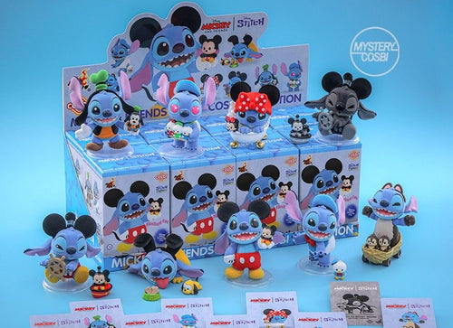 Load image into Gallery viewer, Hot Toys Mickey &amp; Friends Stitch Fan-Cination Cosbi Collection (Set of 8) CBX313
