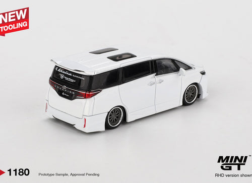 Load image into Gallery viewer, MINI GT #1180 Toyota Alphard 40 KUHL White LHD Diecast Model Car
