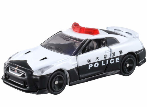 Load image into Gallery viewer, Takara Tomy Tomica #105 Nissan GT-R Police Car Scale 1/62 Diecast Car Toy
