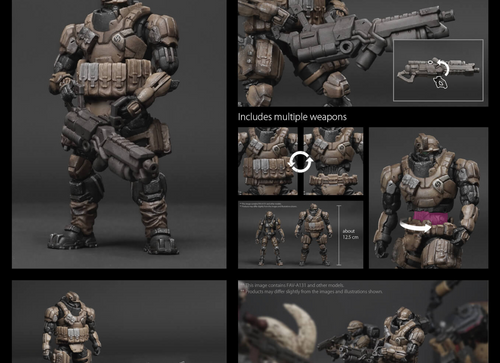 Load image into Gallery viewer, Acid Rain x Toy Alliance FAV-A131 Cinder Immortal 1/18 Action Figure
