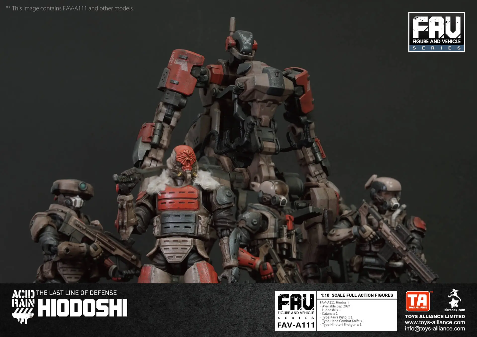 TOYS ALLIANCE x Acid Rain FAV-A111 Hiodoshi 1:18 Figure