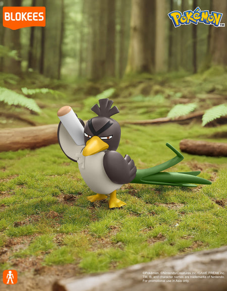Blokees Pokemon Classic Version-S Fever Attack Series Mini Model Kit - Farfetch'