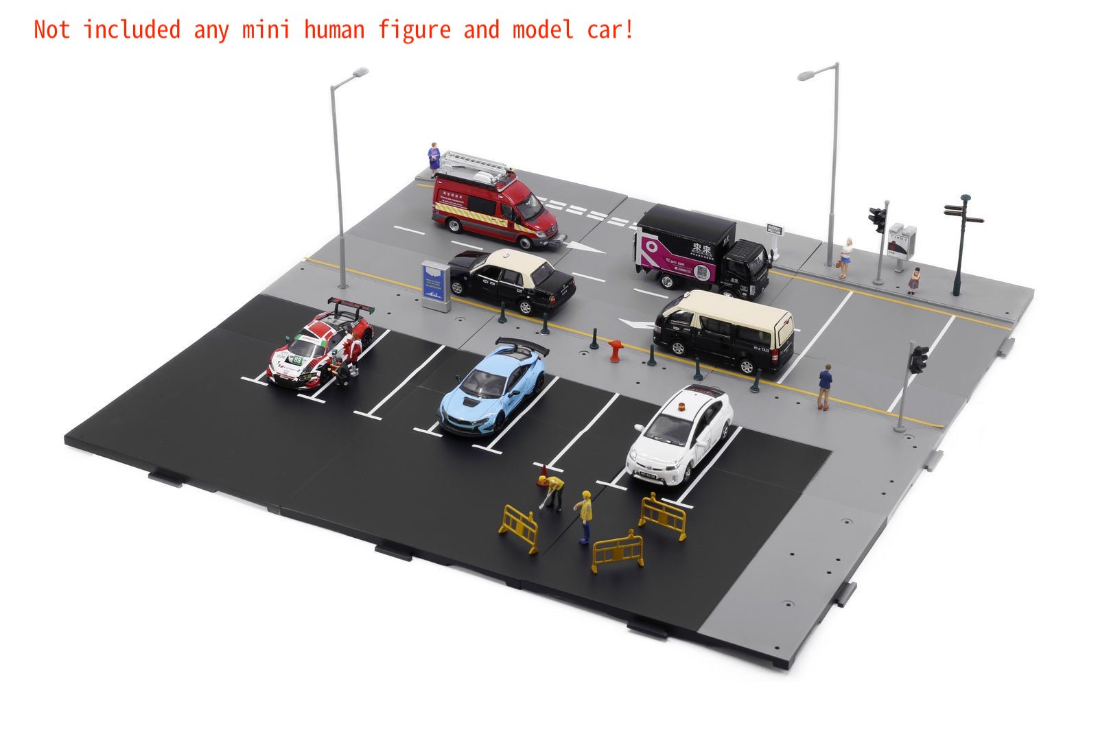 TINY City scale 1:64 Street Diorama Painted Model - S2 Macau Road Set