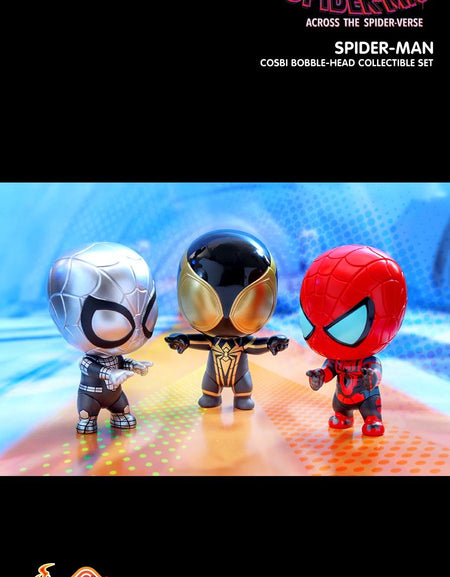 Hot Toys Marvel SPIDER-MAN: ACROSS THE SPIDER-VERSE COSBI BOBBLE-HEAD SET 3