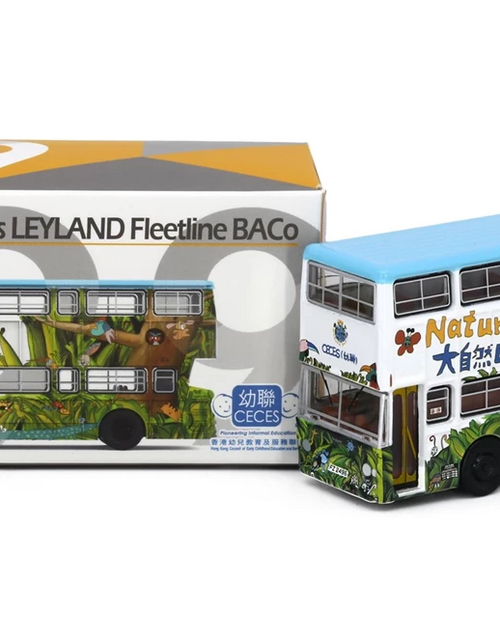 Load image into Gallery viewer, Tiny City 1/110 Leyland Fleetline BACo Nature Bus (FZ2496) Diecast Model Car
