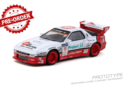 Load image into Gallery viewer, (Pre-order) Tarmac Works 1/64 Pandem Mazda RX-7 FC3S Watanabe Diecast Model Car
