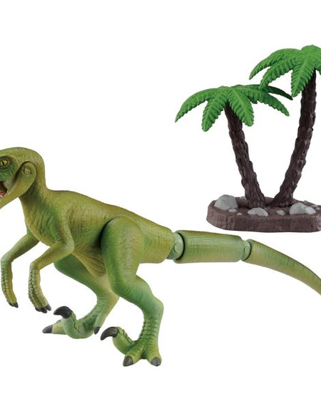 Takara Tomy ANIA Animal Action Figure AL-12 Dinosaurs Velociraptor with tree