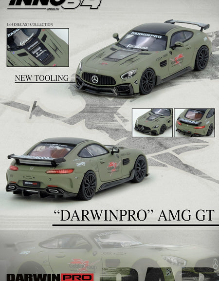 INNO64 1/64 DARWIN PRO AMG GT Diecast Model Car