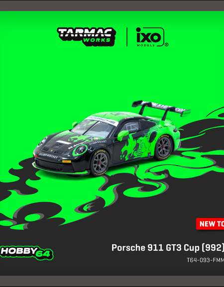 Tarmac Works 1:64 Porsche 911 GT3 Cup (992) Fire Monkey Motorsport