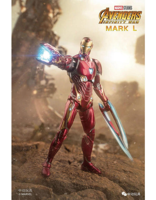 Load image into Gallery viewer, ZD Toys Marvel Avengers 7 inches Iron Man MK50 Figure Luxury Version Figure Set
