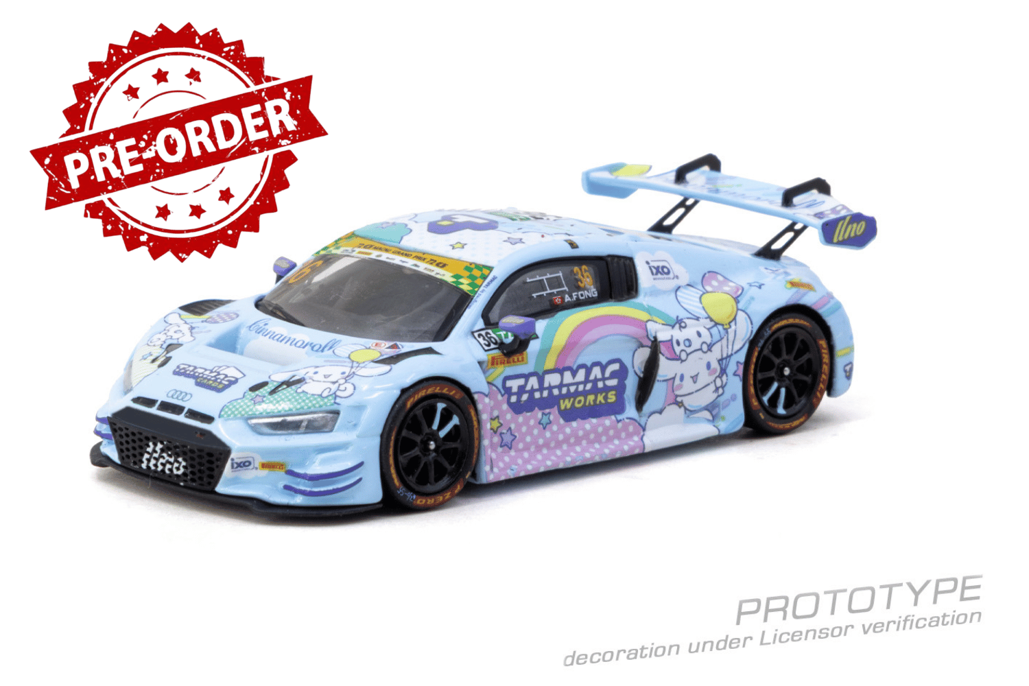 (Pre-order) Tarmac Works Audi R8 LMS GT3 evo II Macau GT FIA World Cup Diecast