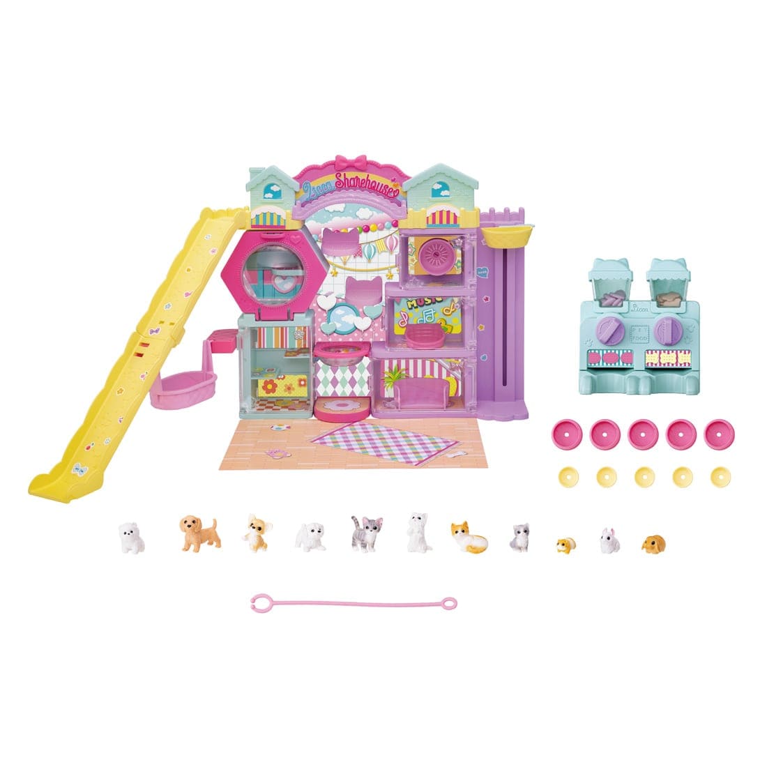 Takara Tomy Licca Chan -  Licca House Licca Dog & Cat Share House Playset