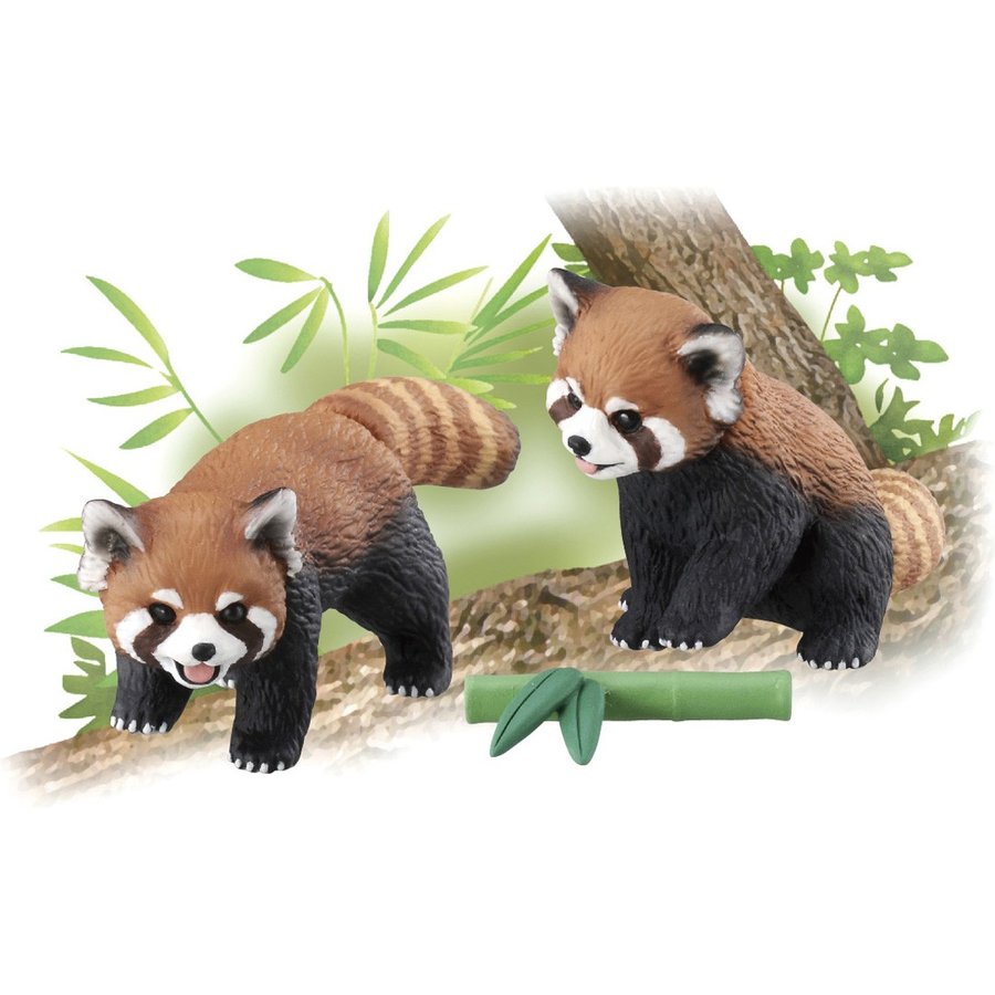 Takara Tomy ANIA Animal Advantage AS-35 RED PANDA with Bamboo Action figure