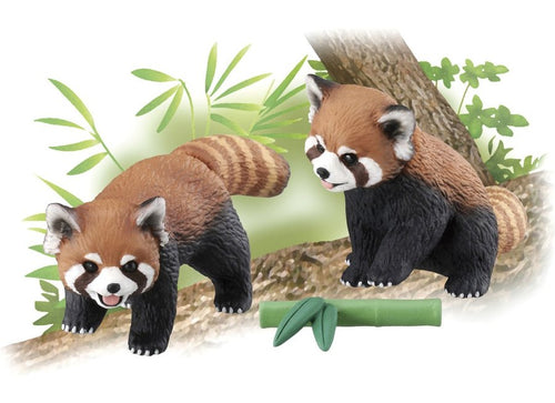 Load image into Gallery viewer, Takara Tomy ANIA Animal Advantage AS-35 RED PANDA with Bamboo Action figure
